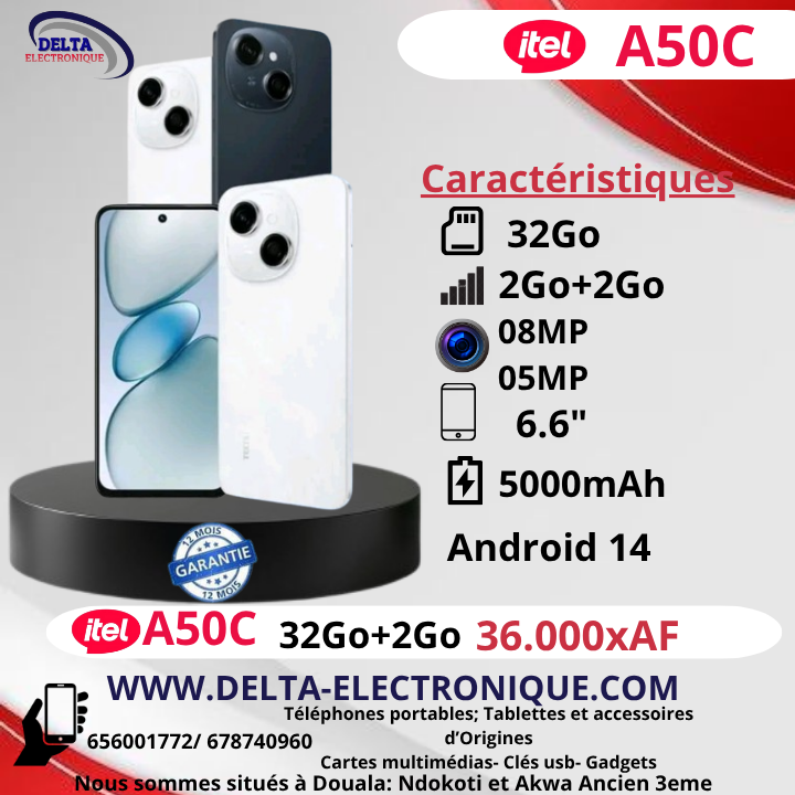 Smartphone Itel A50C 32+4