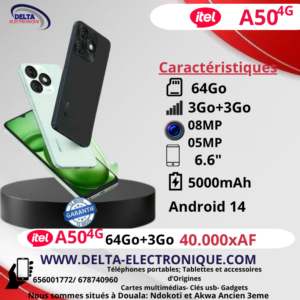 Smartphone Itel A50-64-4 RAM