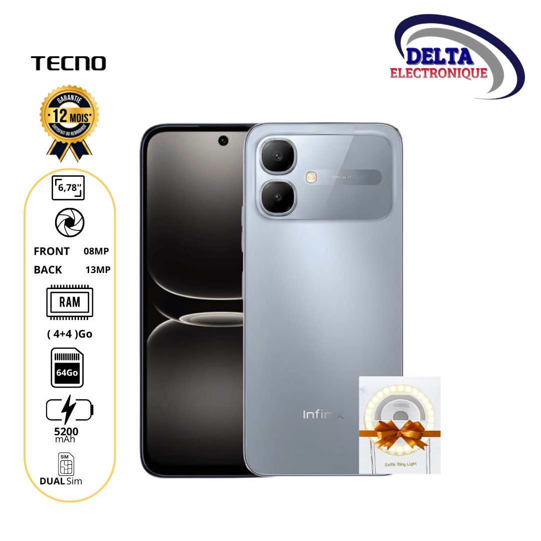 Smartphone Infinix Smart 20 64Go/ 4Go+4Go RAM