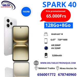 Smartphone Tecno Spark 40 128+4 RAM