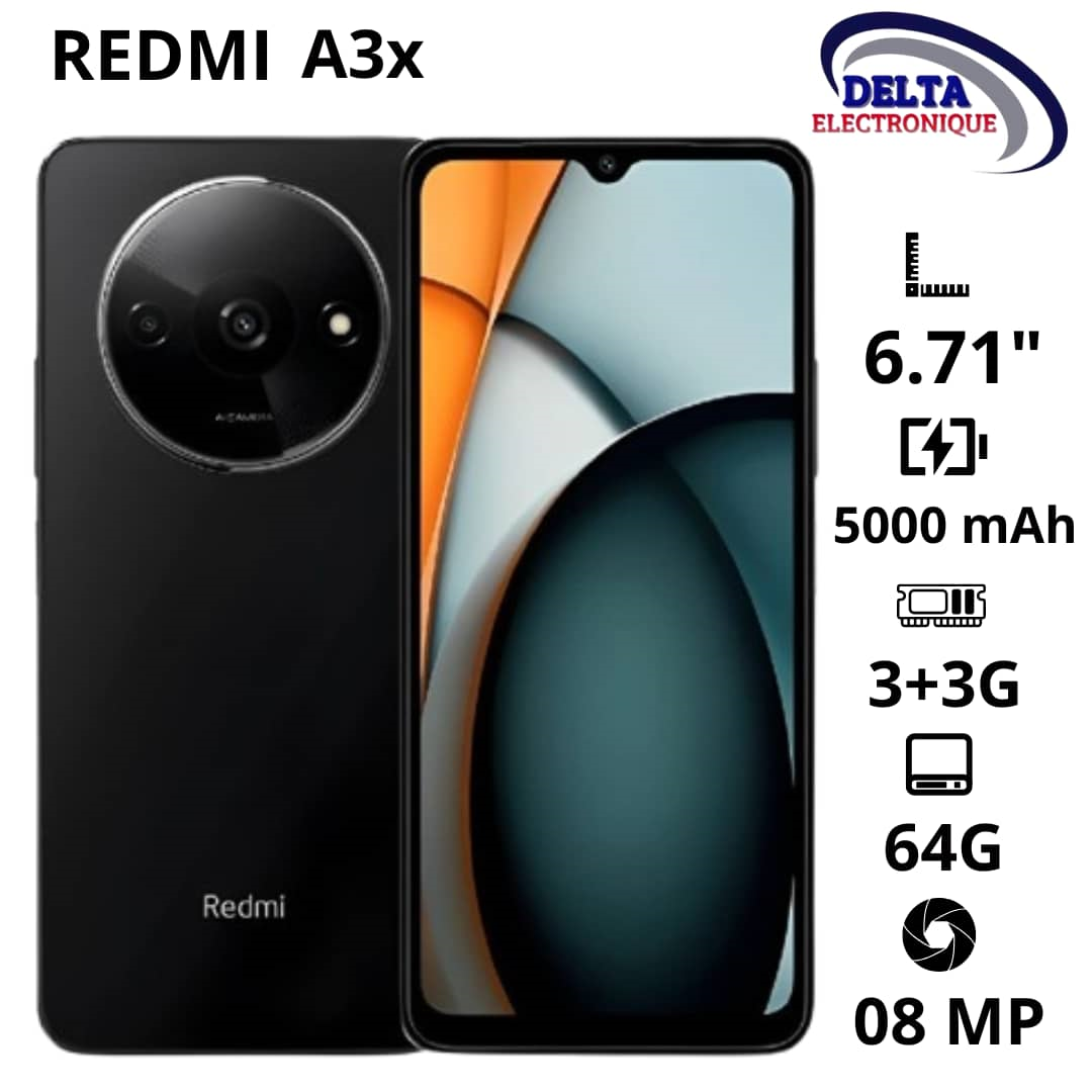 Smartphone REDMI A3x 64Go - 3Go RAM