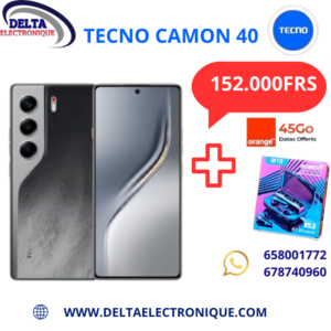 SMARTPHONE TECNO CAMON 4O PRO 256Go - 8Go RAM