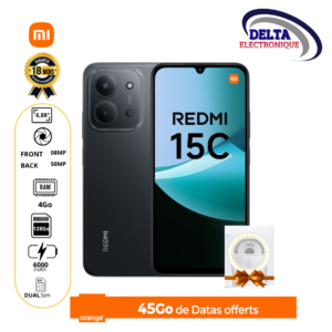 Smartphone REDMI 15C 128Go - 4Go RAM