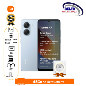 Smartphone REDMI A7 64Go - 3Go RAM