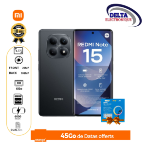 REDMI NOTE 15  128G + 6+6G RAM